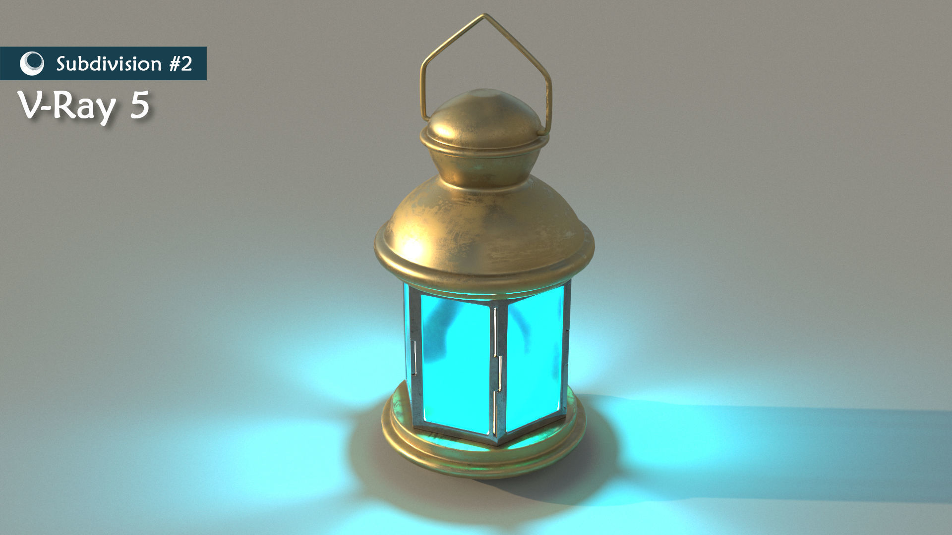 Subdivision LowPoly Fairy Treehouse Low-poly 3D model_7