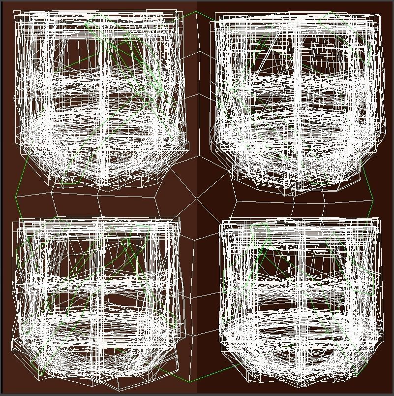 Subdivision LowPoly Fairy Treehouse Low-poly 3D model_39