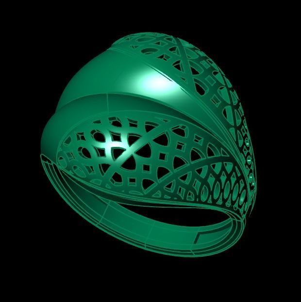 Woman Rings 3D 3D print model_2