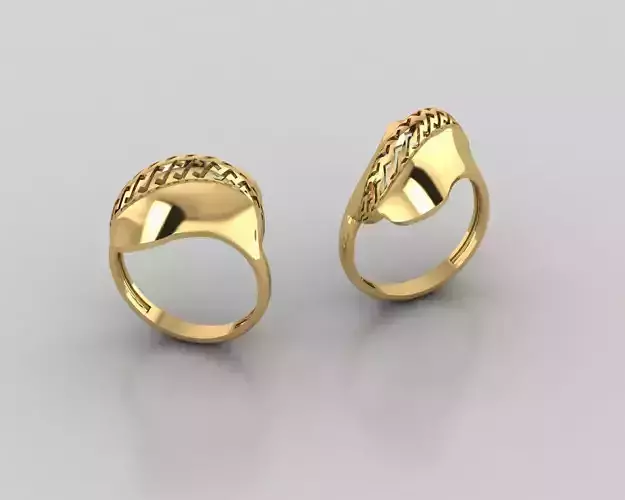 Woman Rings 3D