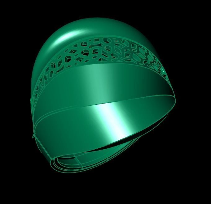 Woman Rings 3D 3D print model_2