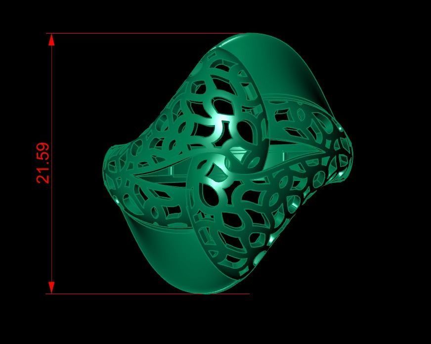 Woman Rings 3D 3D print model_1