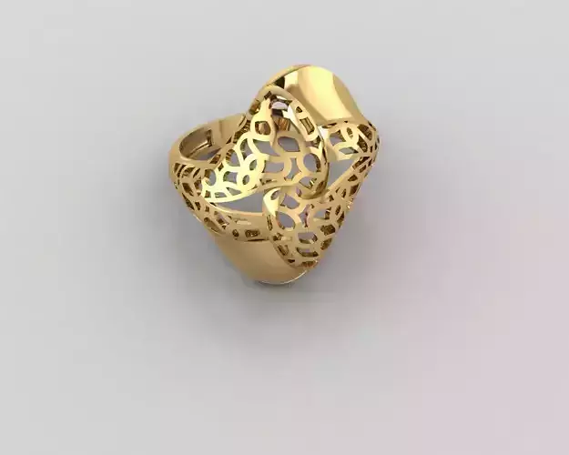 Woman Rings 3D 3D print model