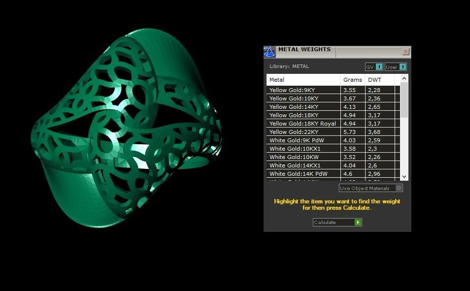 Woman Rings 3D 3D print model_3