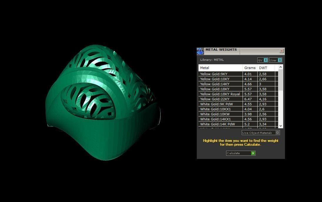 Woman Rings 3D 3D print model_3