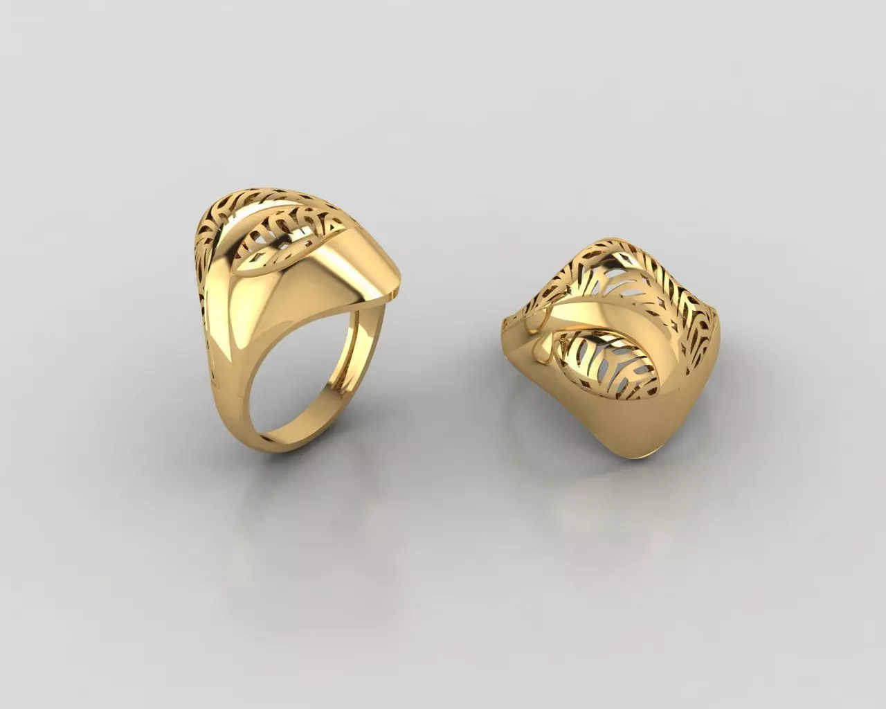 Woman Rings 3D 3D print model_0