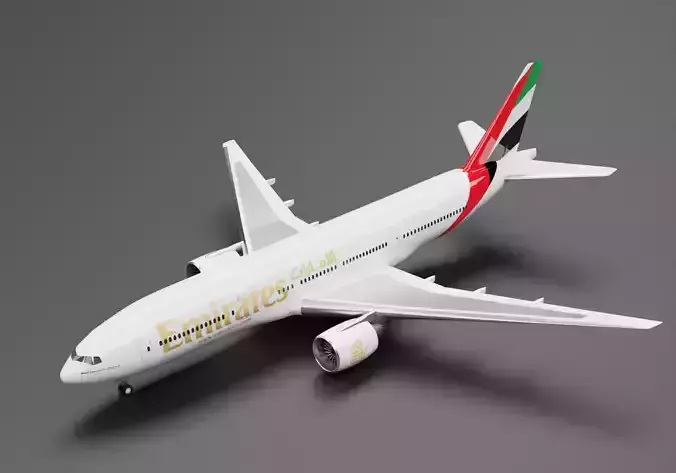 Boeing 777-200LR Emirates Livery