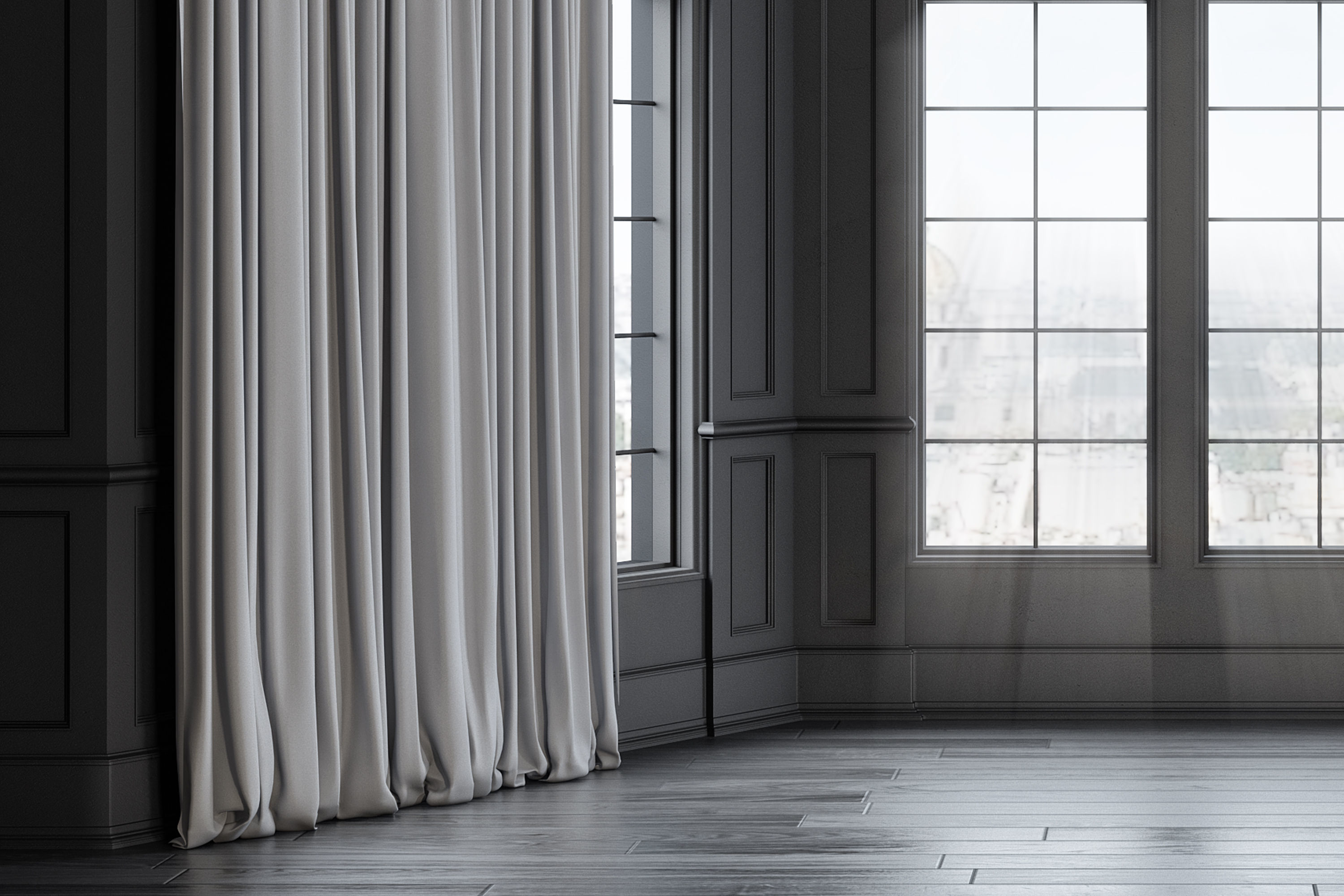 Study Room 3D model_1