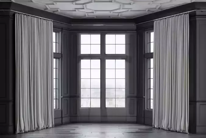 Study Room 3D model