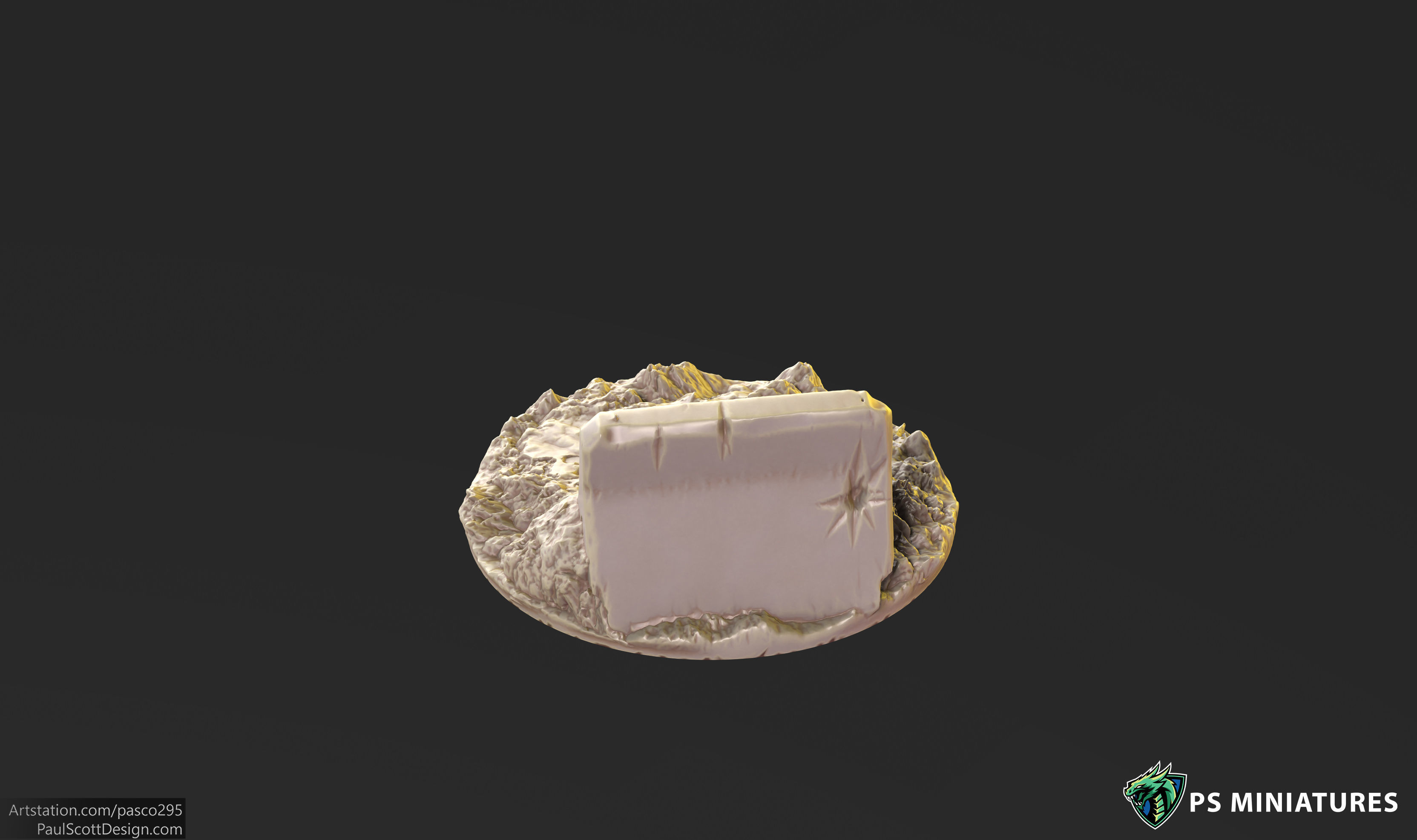 Mars Warzone Bases  3D print model_14