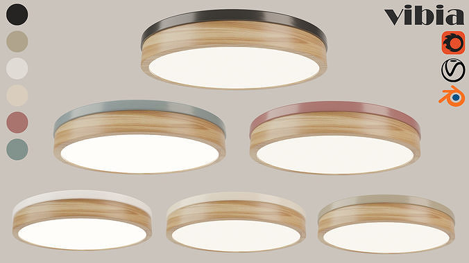 vibia-ceiling lamp Vol 02 3D model