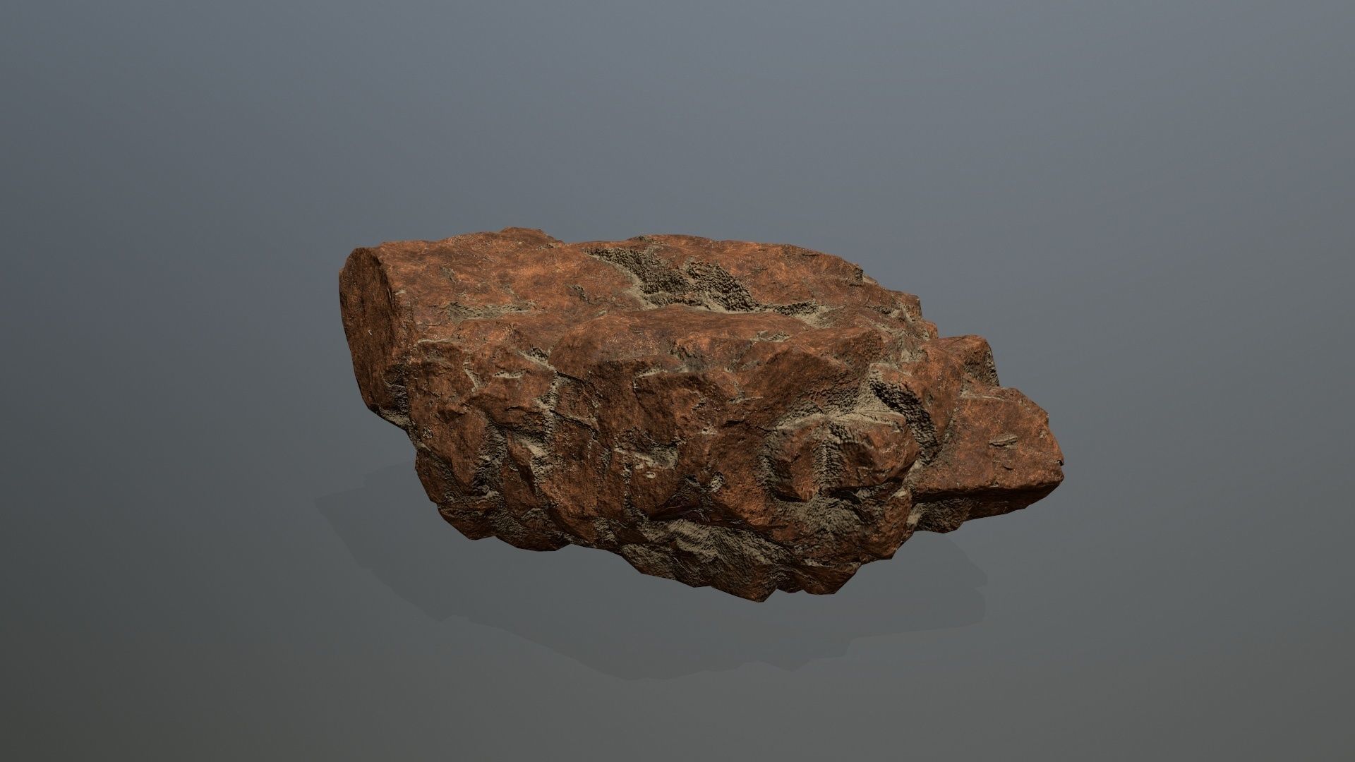 desert rocks  Low-poly 3D model_12