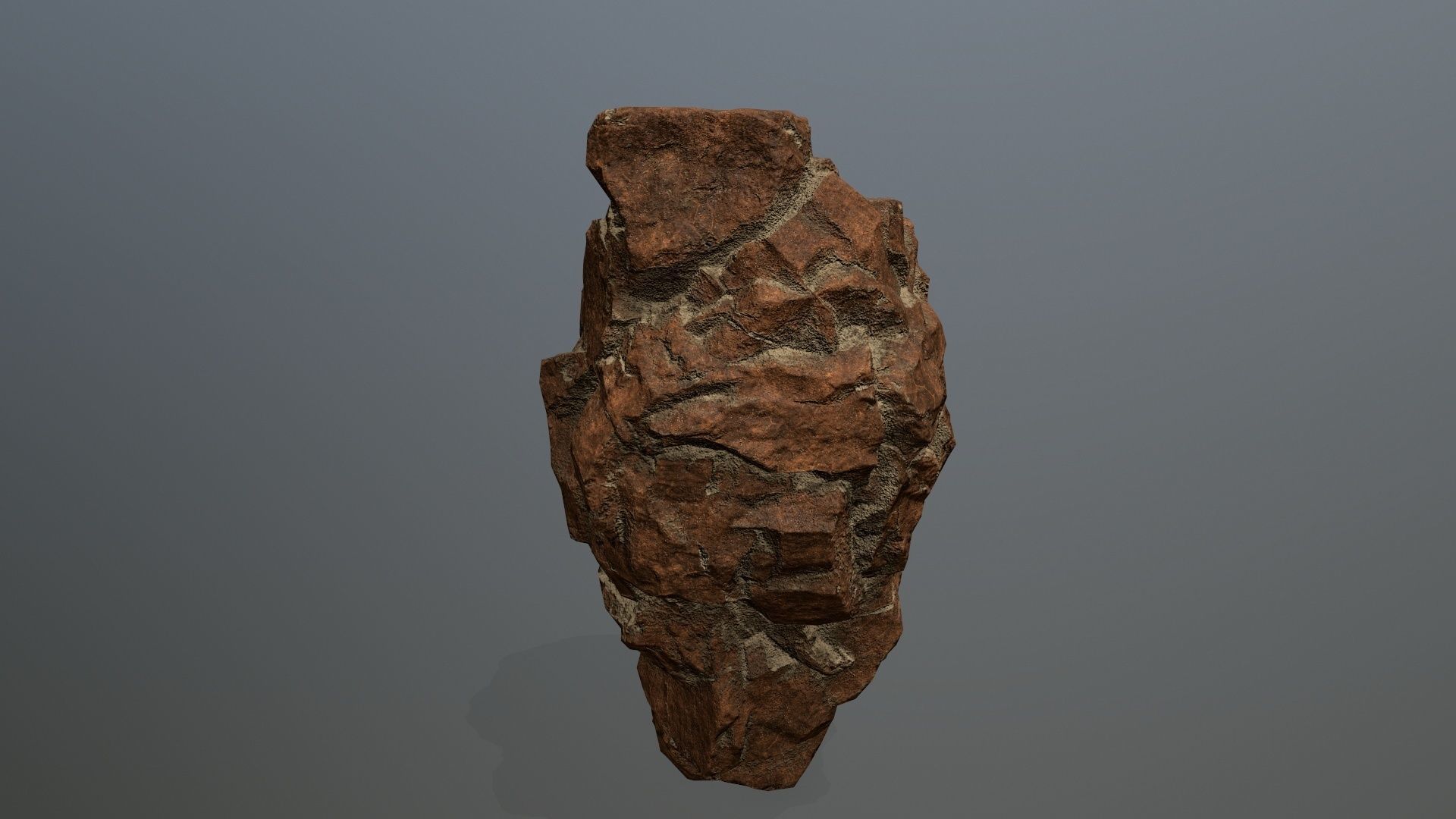 desert rocks  Low-poly 3D model_15