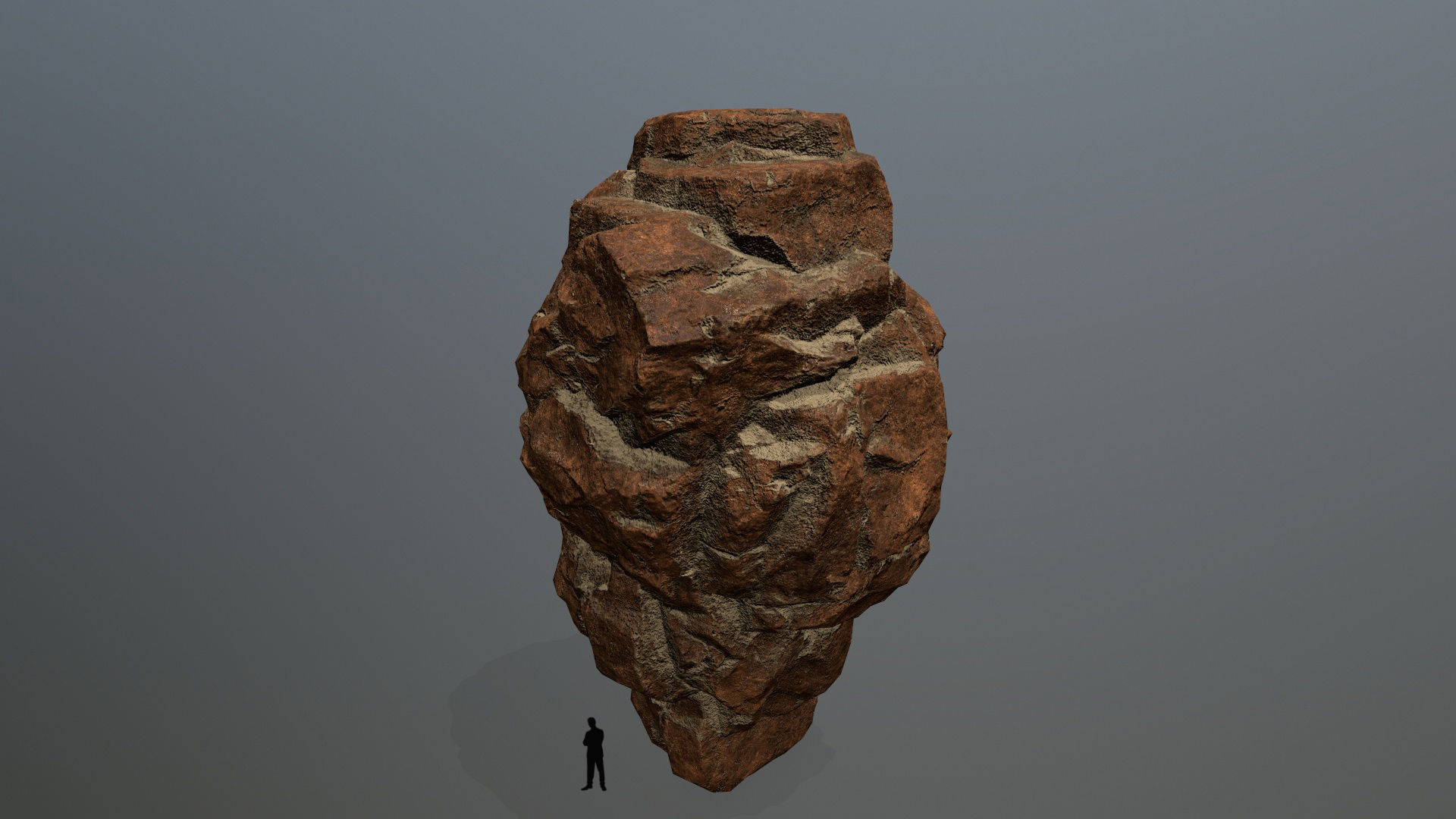 desert rocks  Low-poly 3D model_13