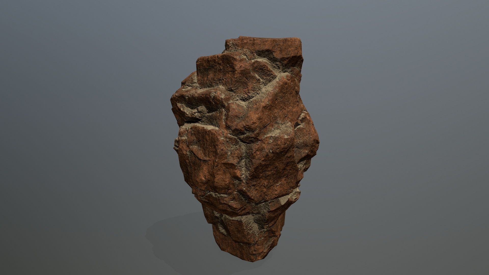 desert rocks  Low-poly 3D model_14