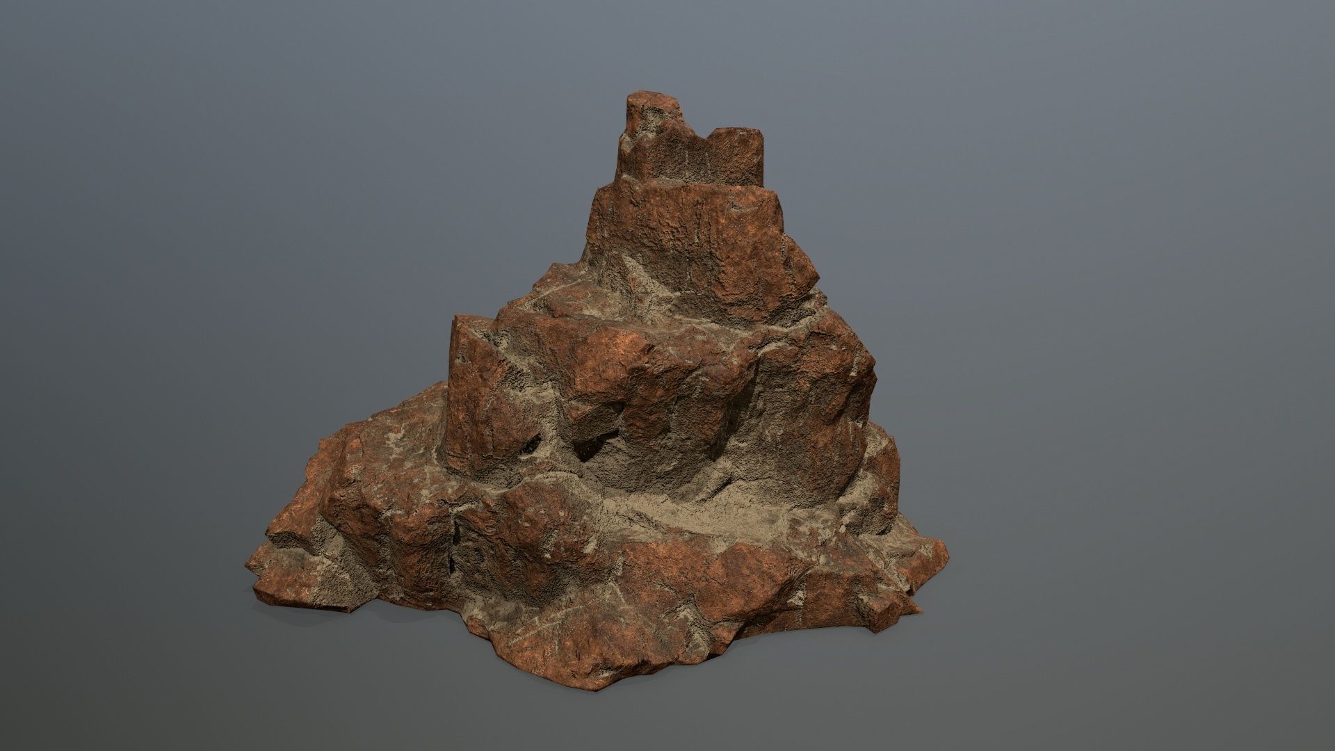 desert rocks  Low-poly 3D model_17