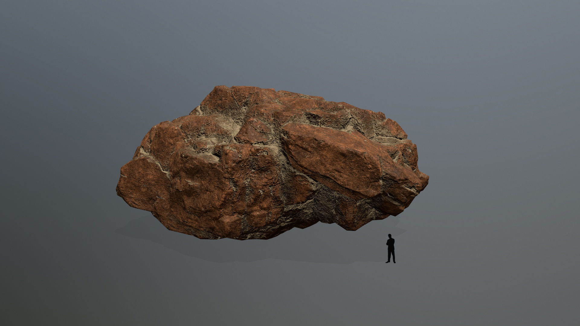 desert rocks  Low-poly 3D model_8