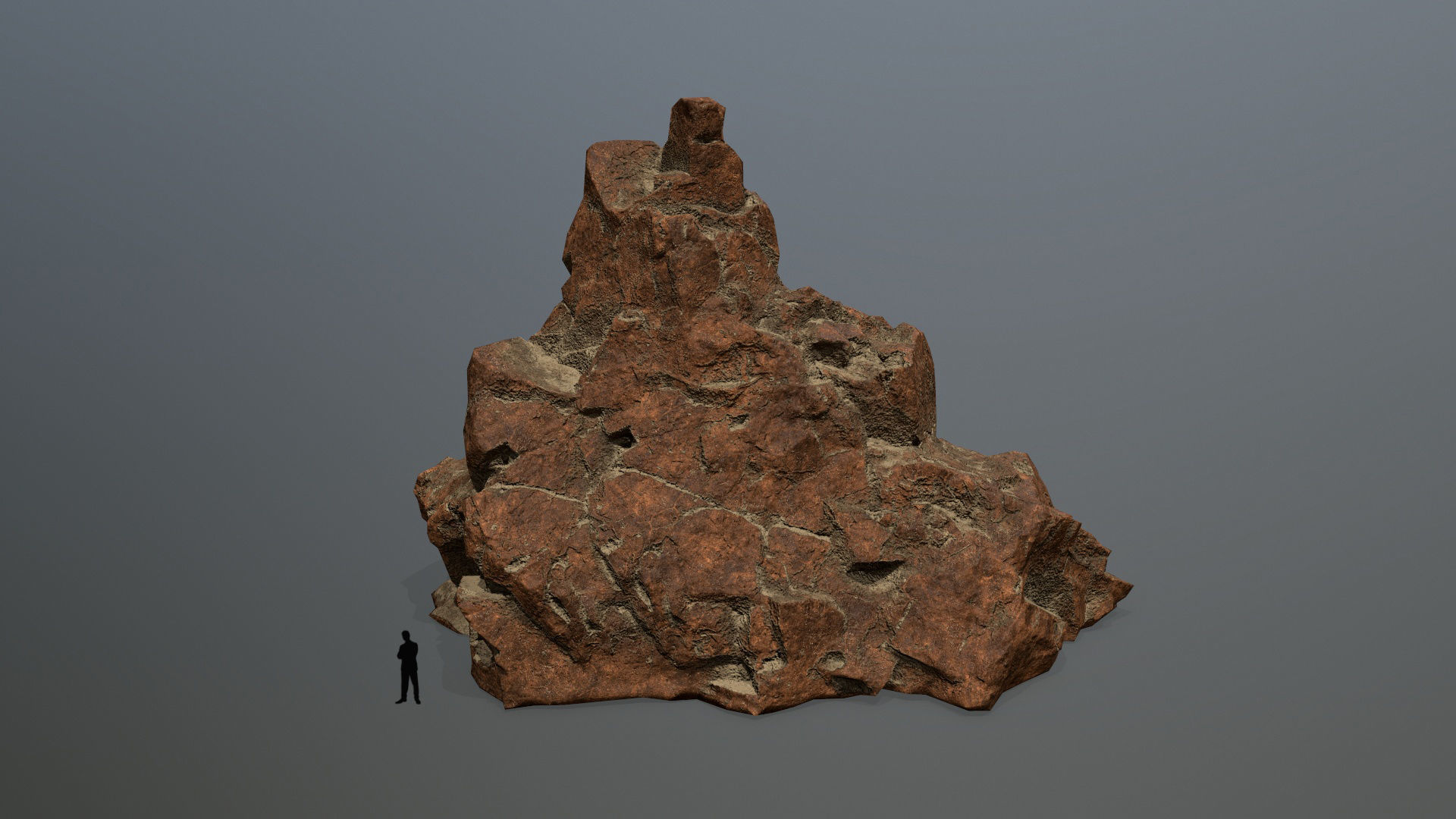 desert rocks  Low-poly 3D model_16