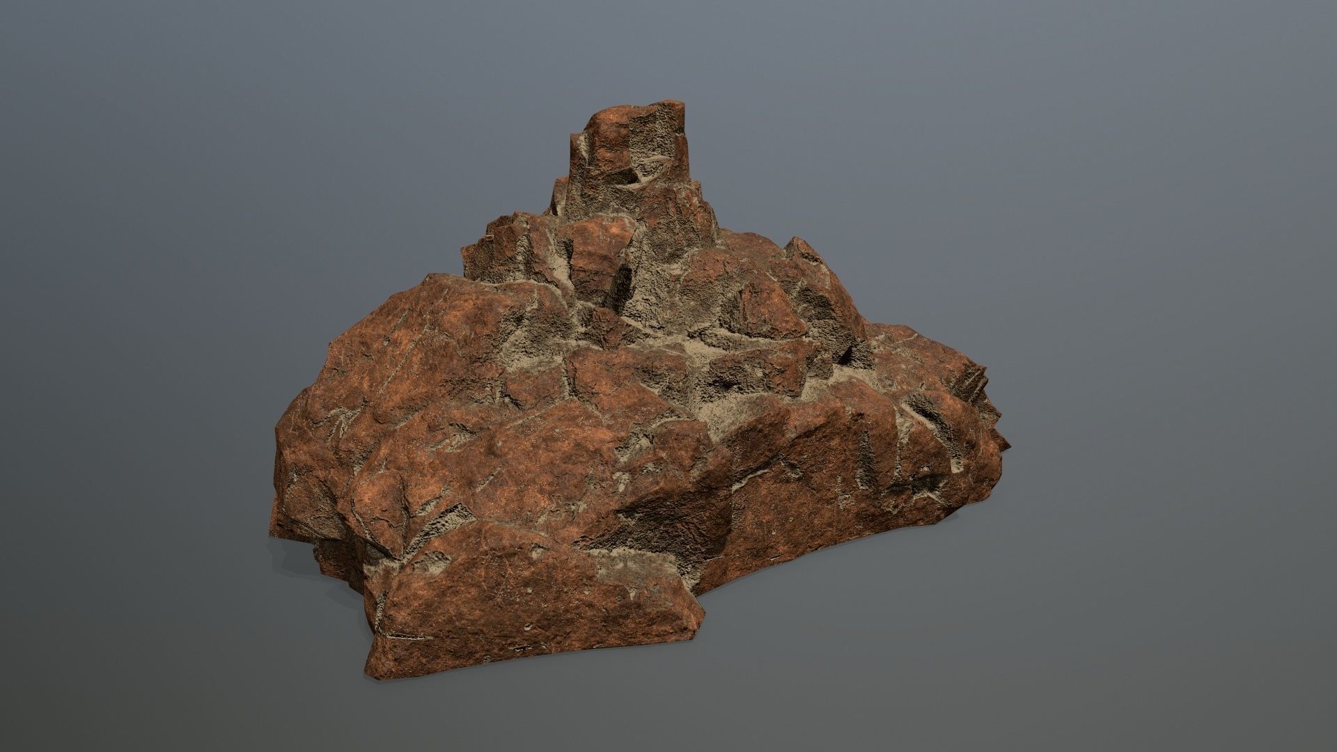 desert rocks  Low-poly 3D model_19