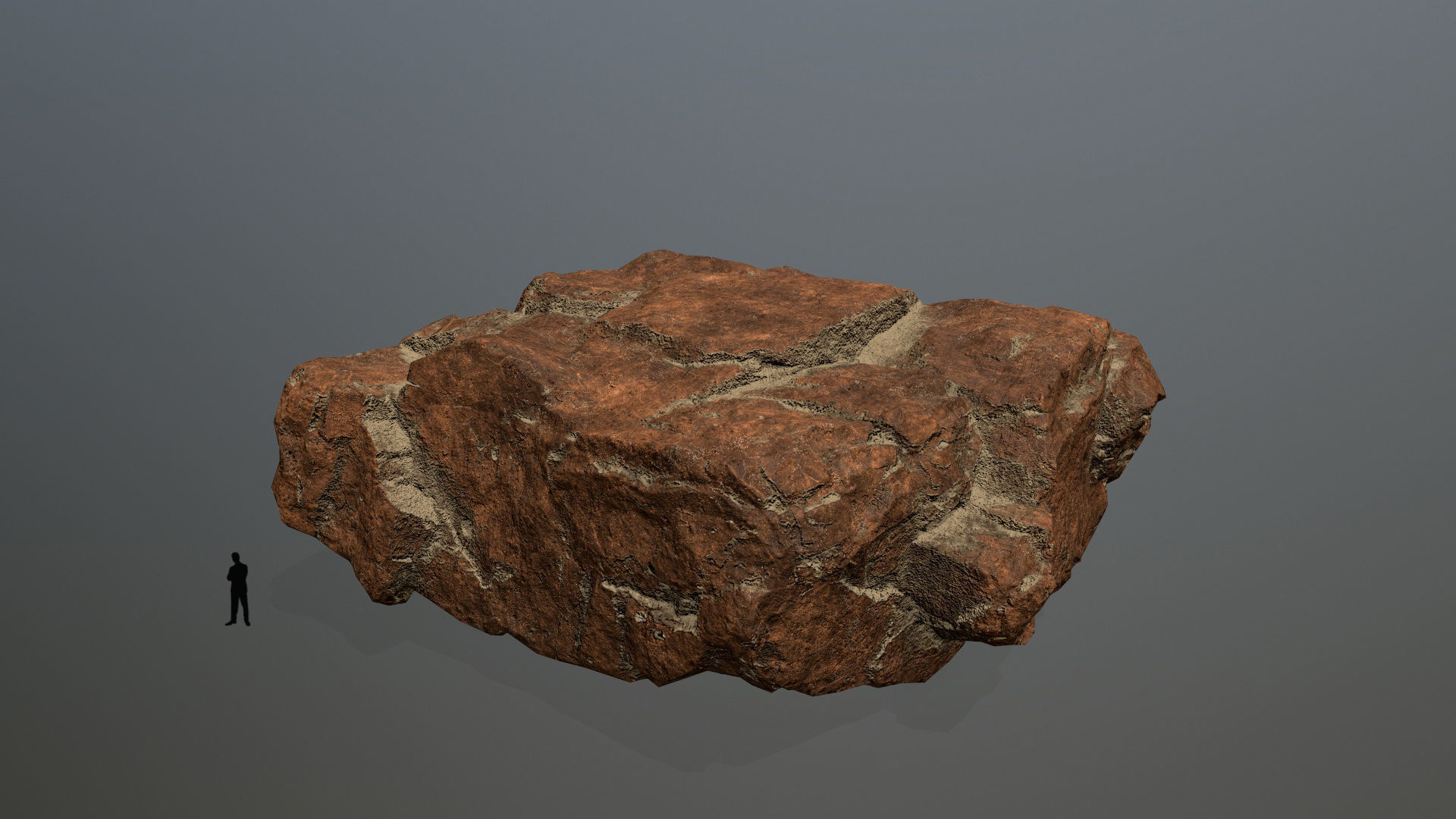 desert rocks  Low-poly 3D model_22