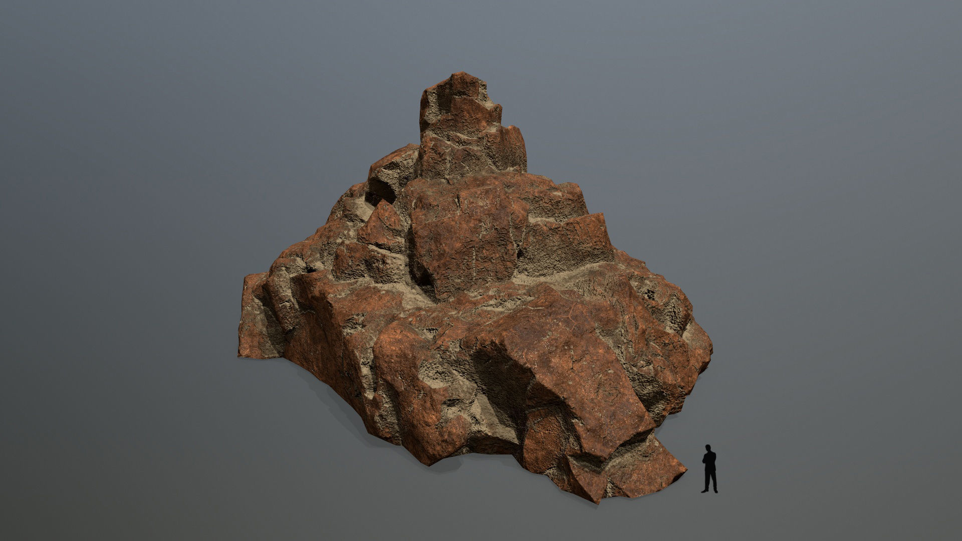 desert rocks  Low-poly 3D model_20