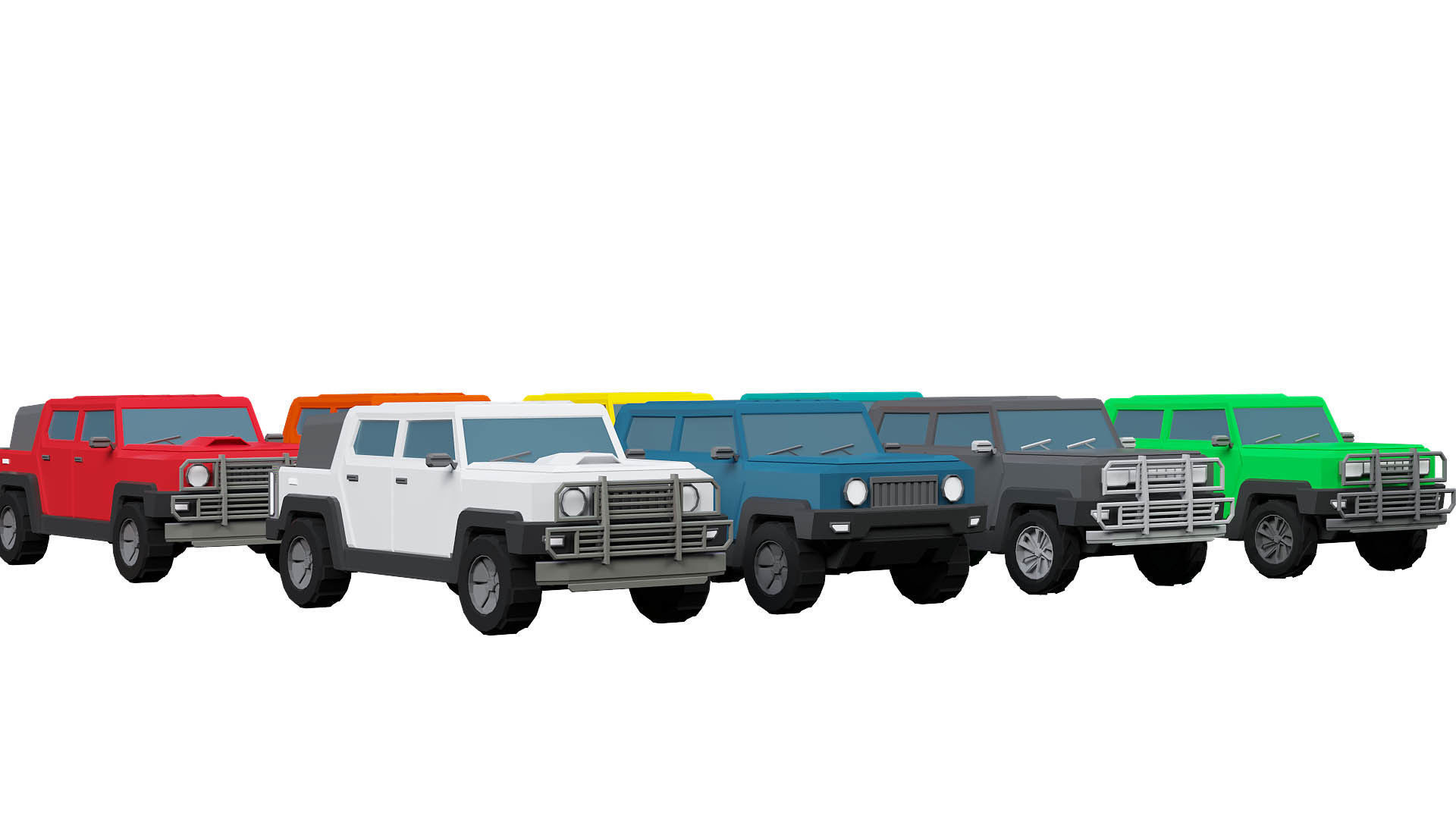 low poly cars vol 01 lowpoly Low-poly 3D model_12