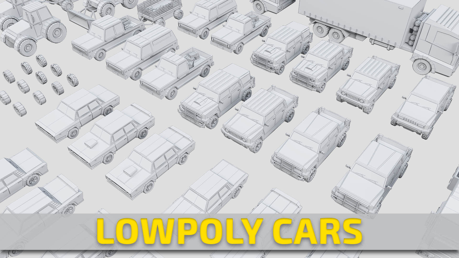 low poly cars vol 01 lowpoly Low-poly 3D model_13