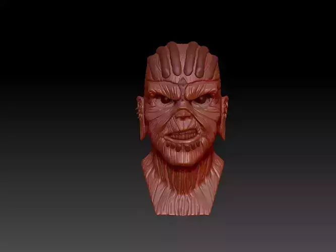Eddie Iron Maiden Bust Fan Art