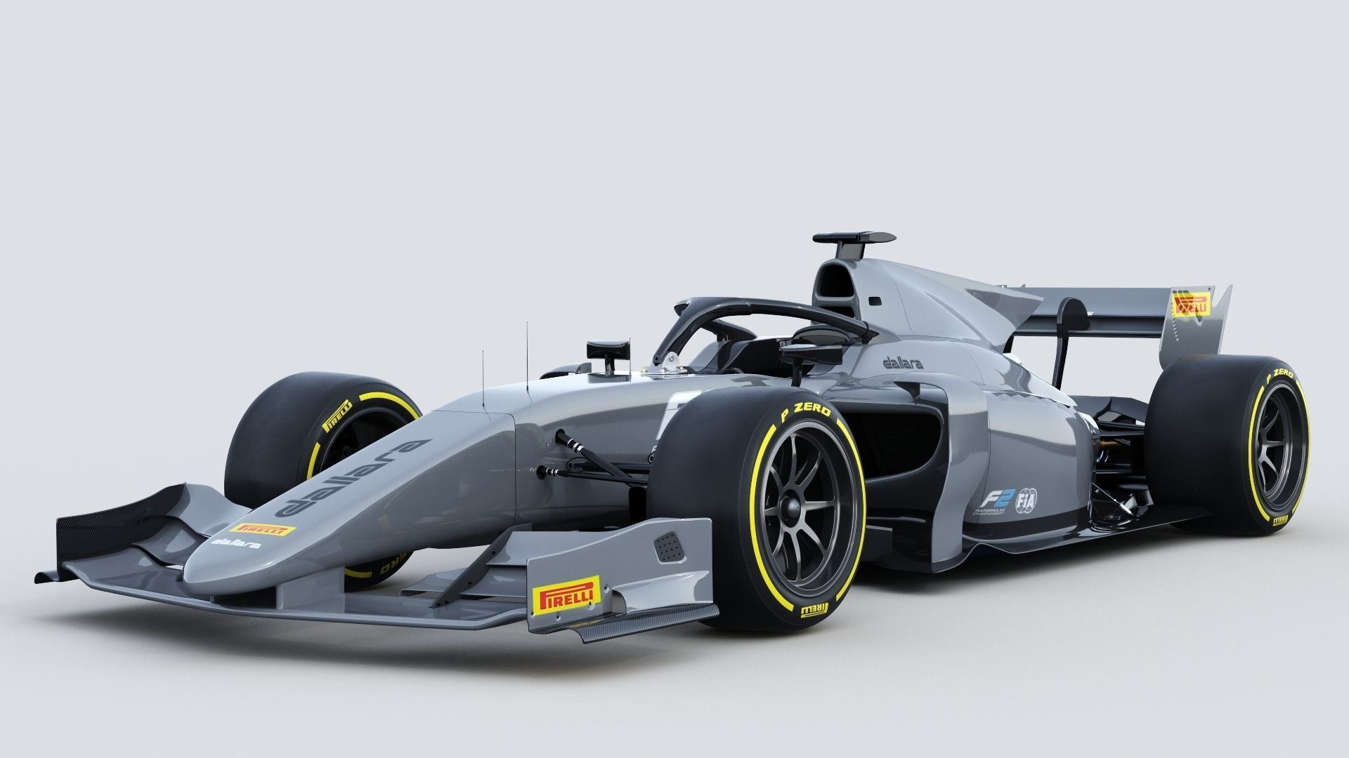 Dallara F2 2022 3D model_1