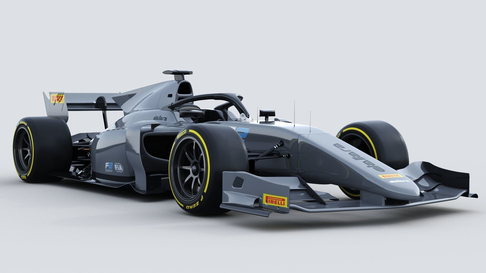 Dallara F2 2022 3D model_9