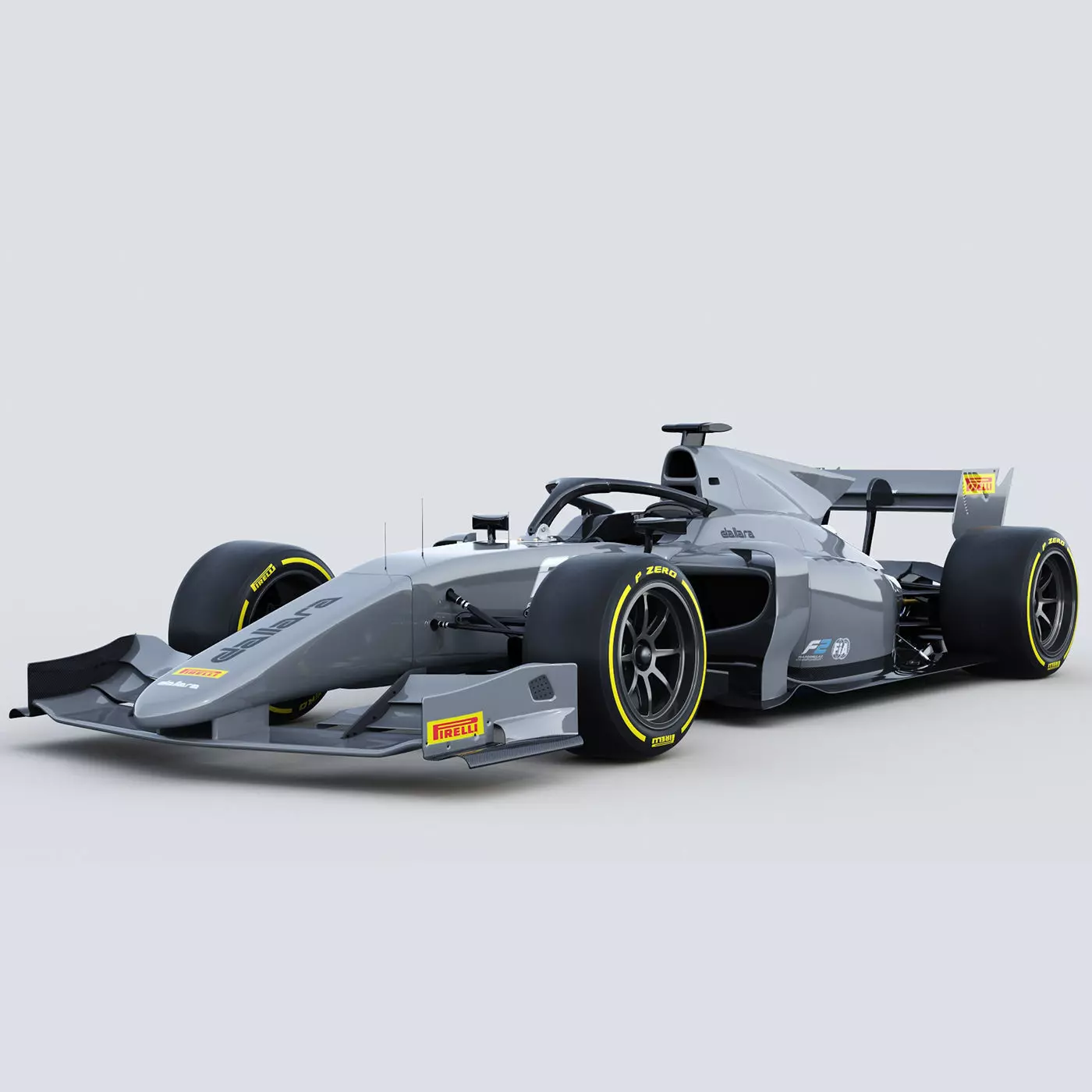 Dallara F2 2022 3D model_0