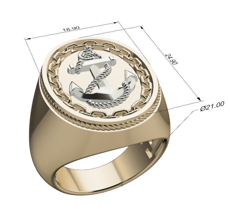 MAN RING 3D print model_5
