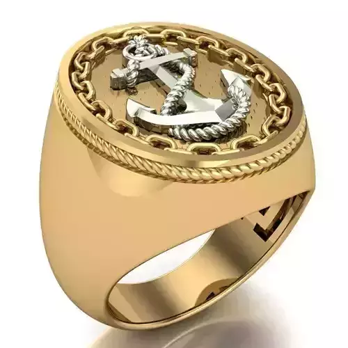 MAN RING 3D print model