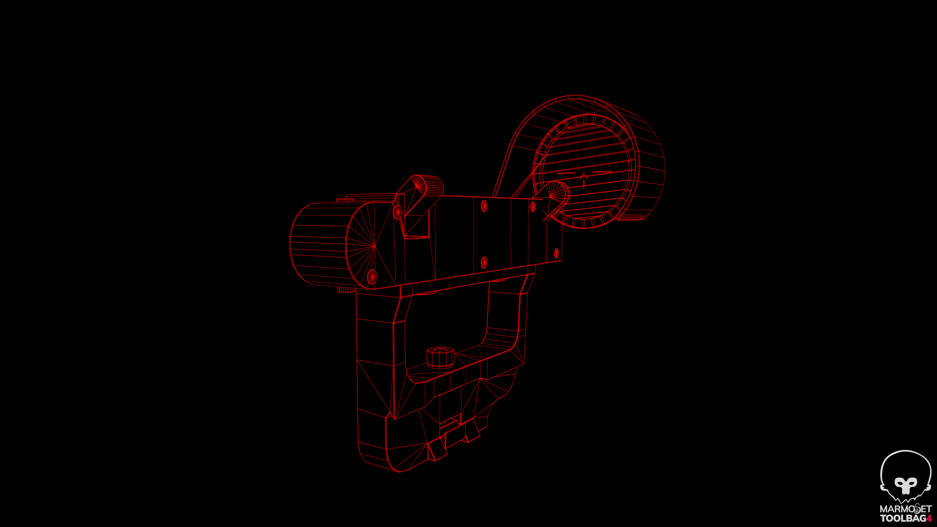 OKP7 Optic Sight Game-Ready PBR Model Low-poly 3D model_15