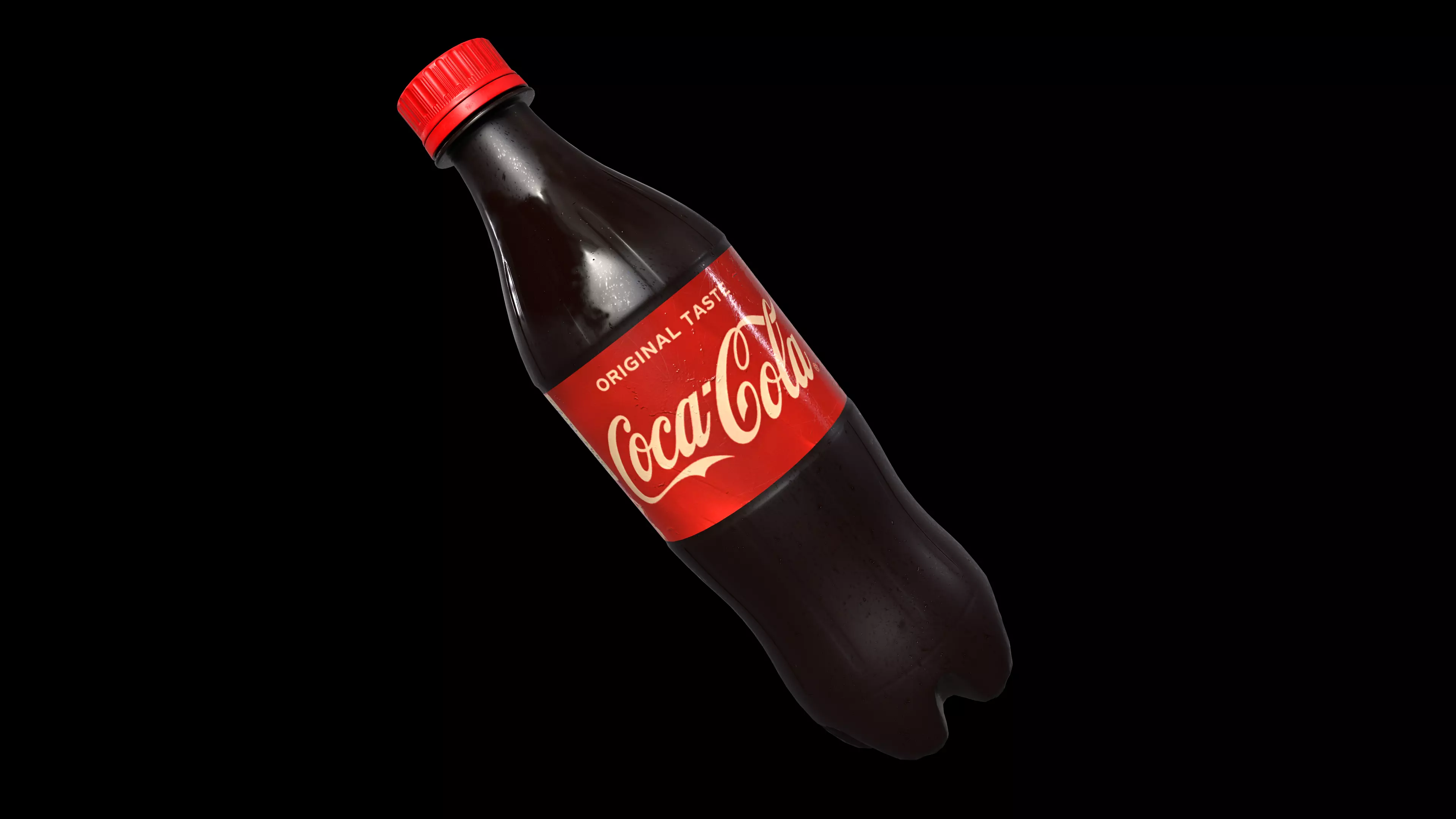 Coca Cola Regular 500Ml Low-poly 3D model_0