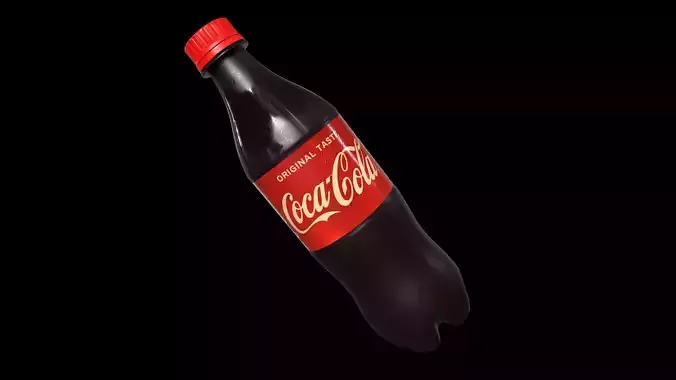 Coca Cola Regular 500Ml Low-poly 3D model