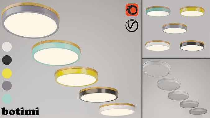 botimi-ceiling lamp Vol 01 3D model