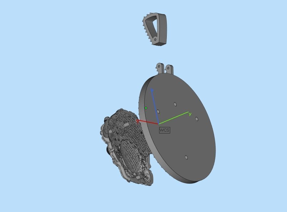 pendant medusa gorgon 3D print model_46