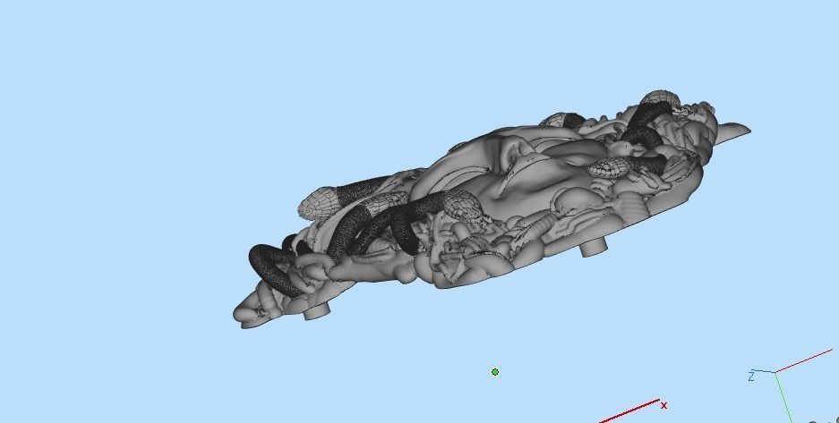 pendant medusa gorgon 3D print model_57