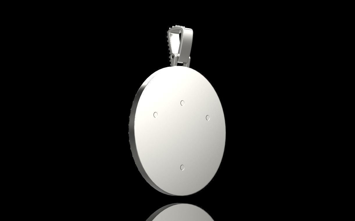 pendant medusa gorgon 3D print model_14