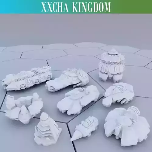 Twilight Imperium Ships - Xxcha Kingdom 3D print model