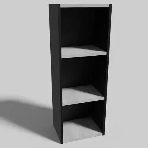Simple Lowpoly Bookshelf