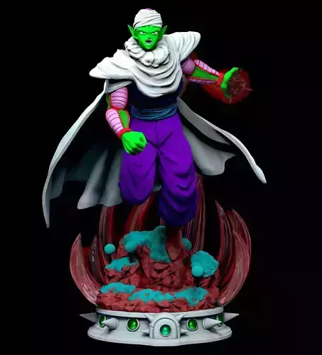 Piccolo dragon ball z statue 3D print model