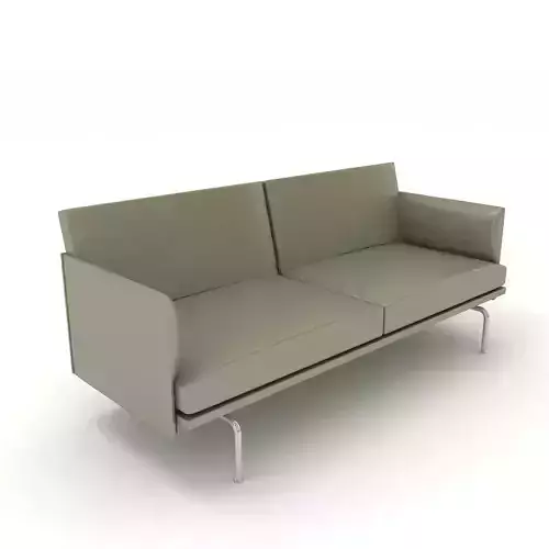 Muuto Outline Sofa 3 3D model