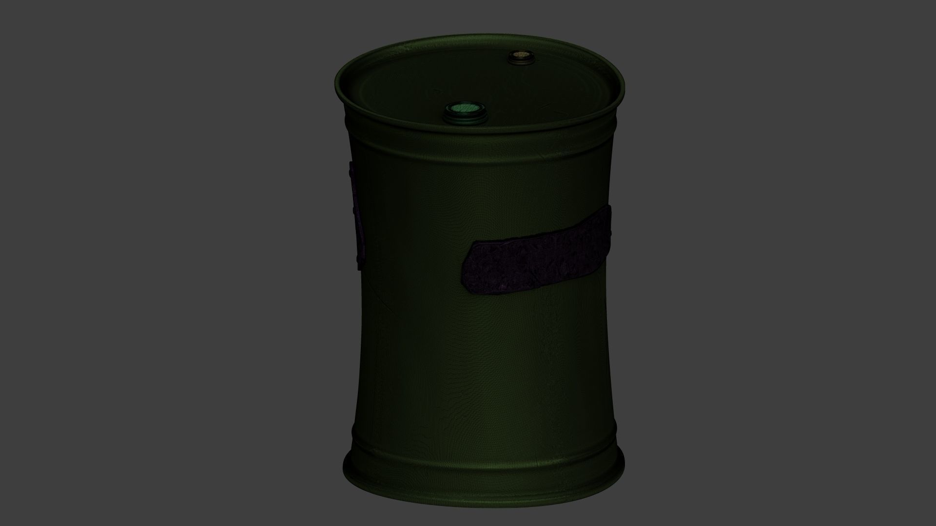 Stylized barrel 3D model_7
