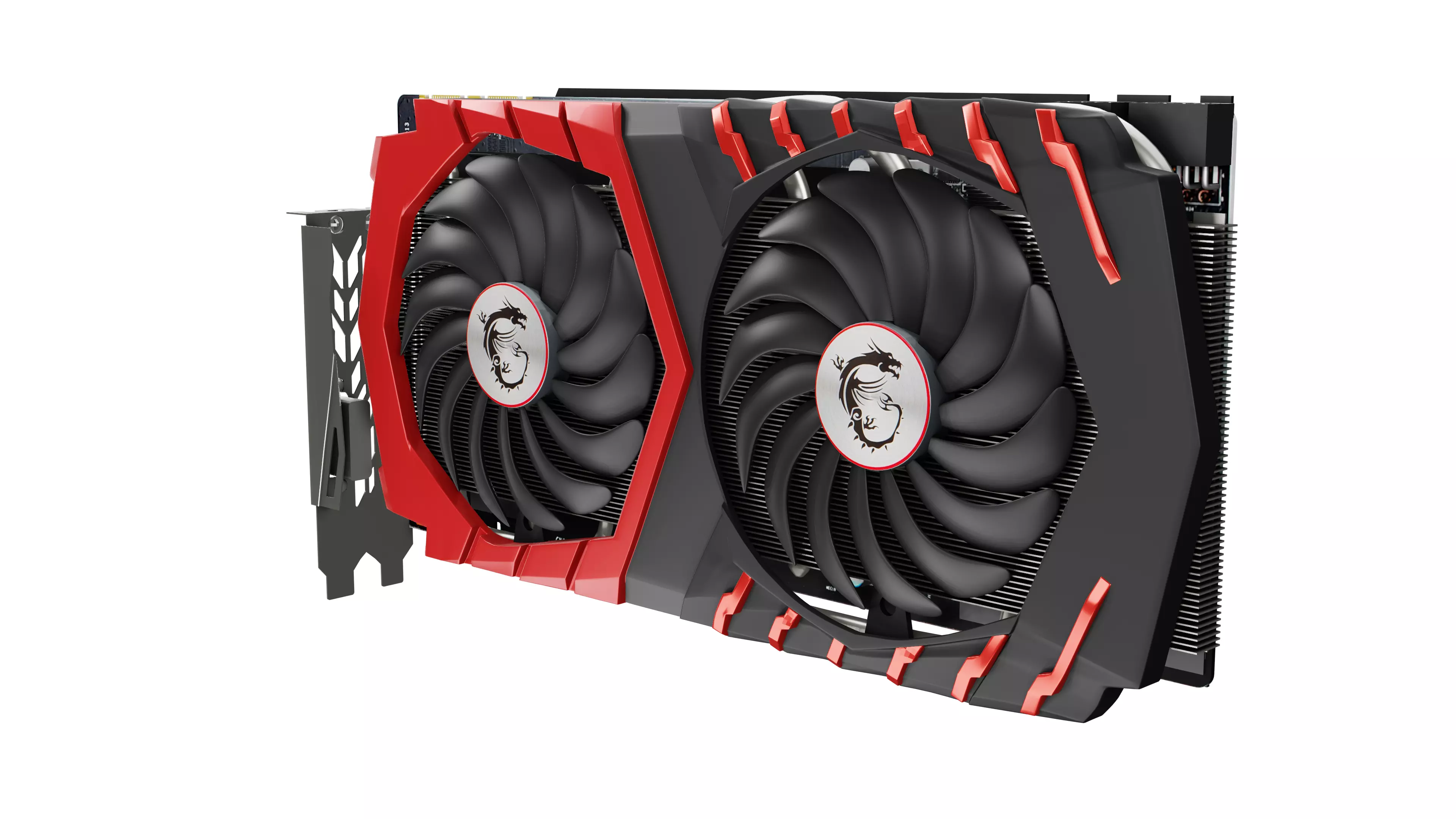 GTX graphic card 3D model_0