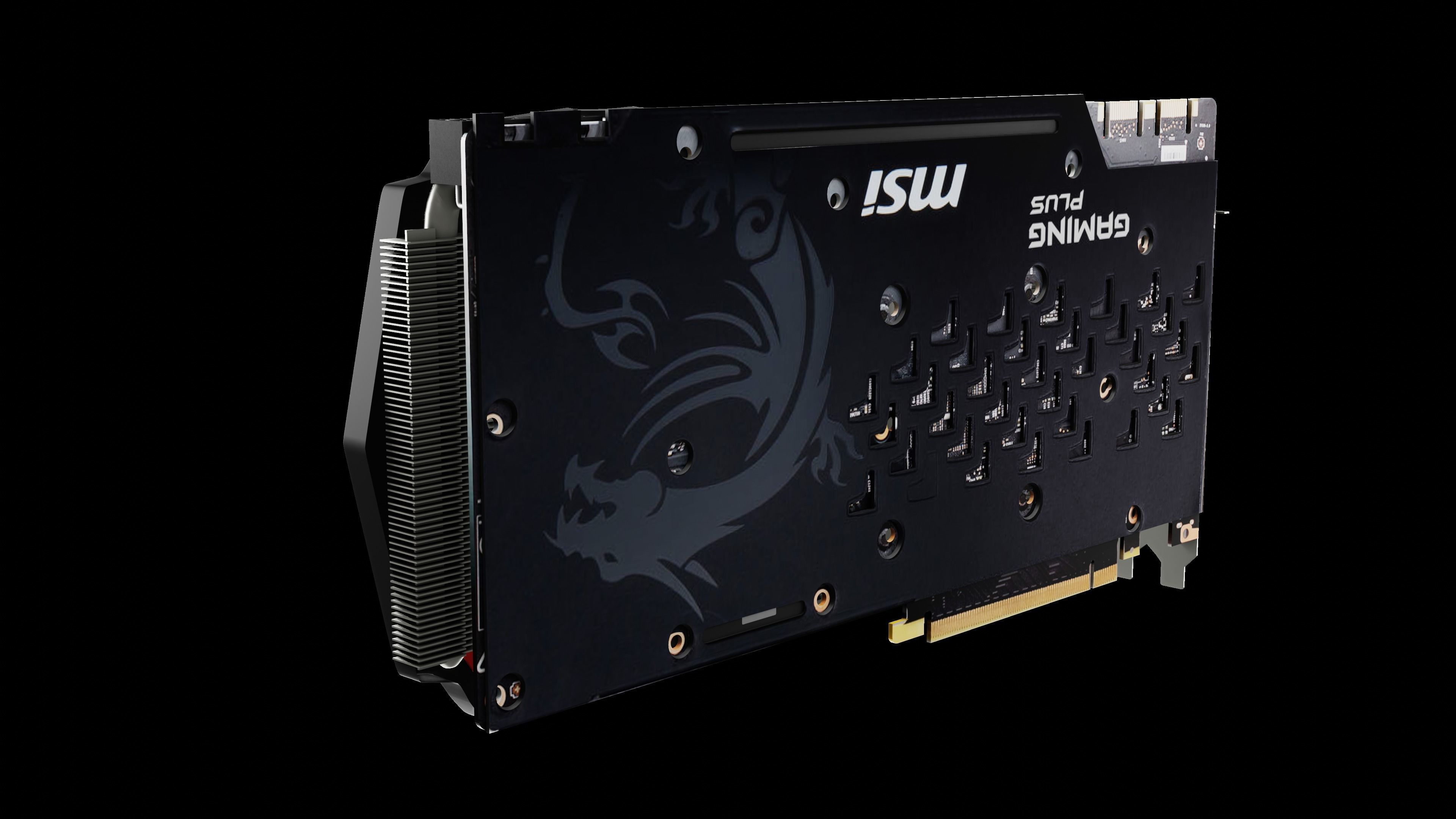 GTX graphic card 3D model_3
