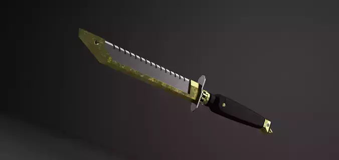 Jedi Fallen Order Concept Art Boone Kastis Jedi Hunter Knife 3D print model