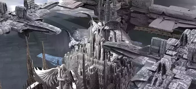 Dark Dragon City of power Kit bash