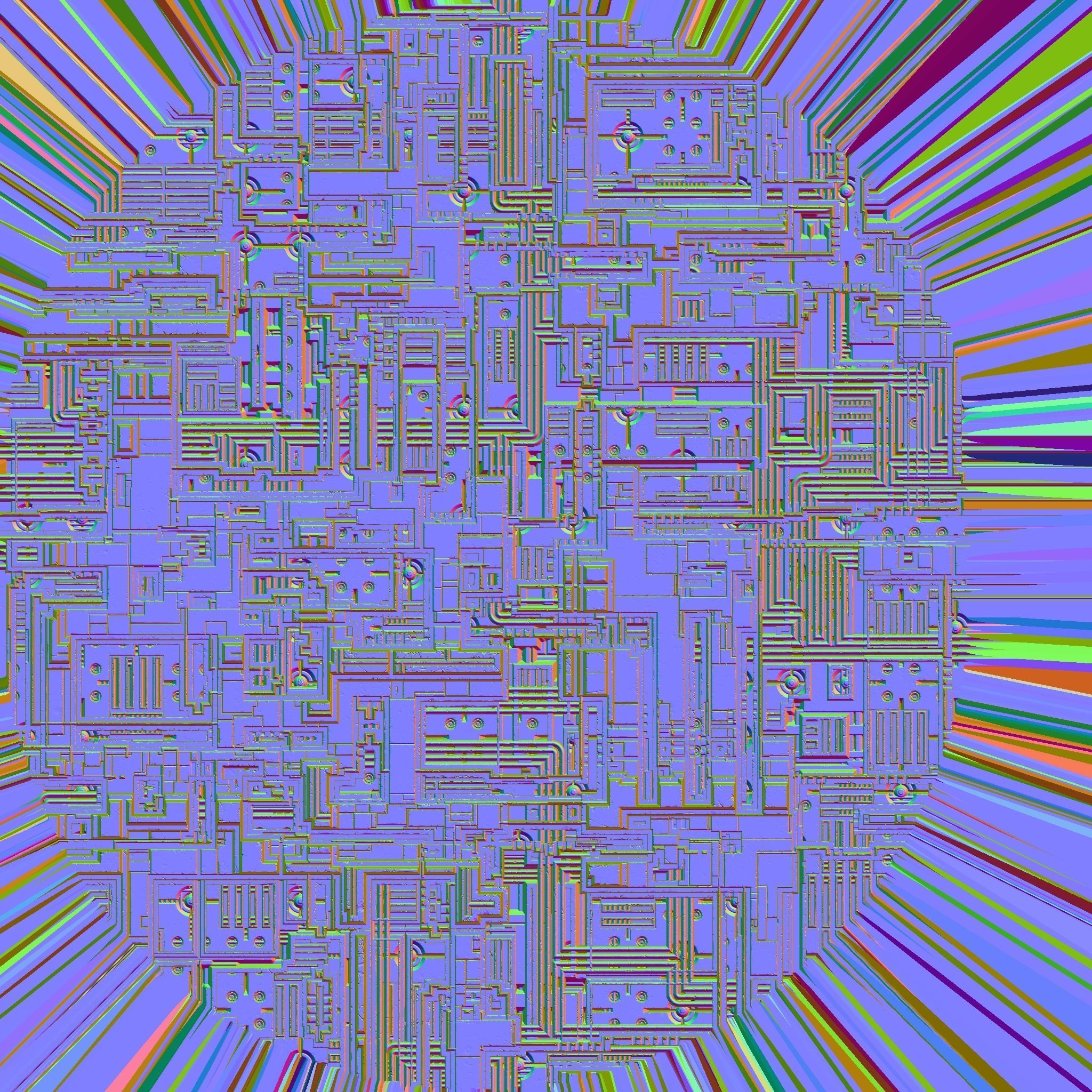 Dark Dragon City of power Kit bash 3D model_10